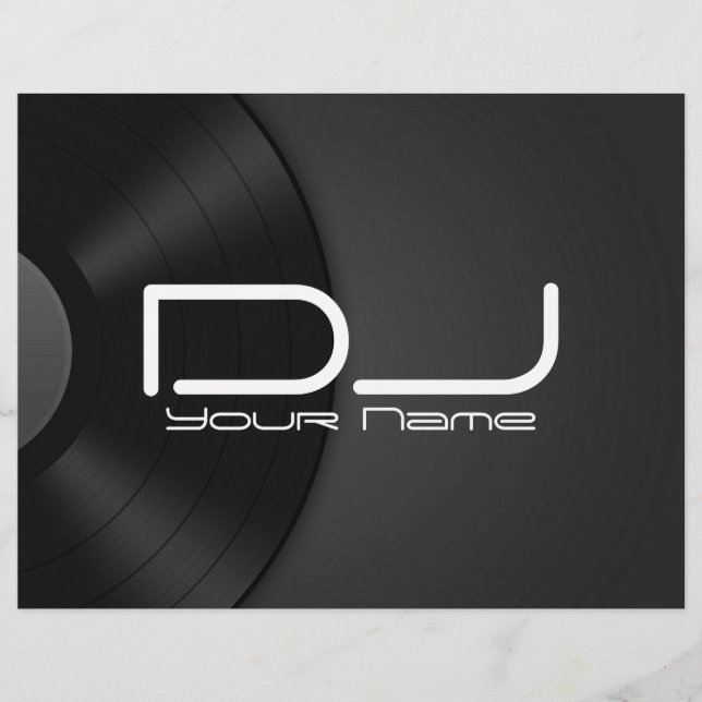 DJ Vinyl Flyer (Frente)