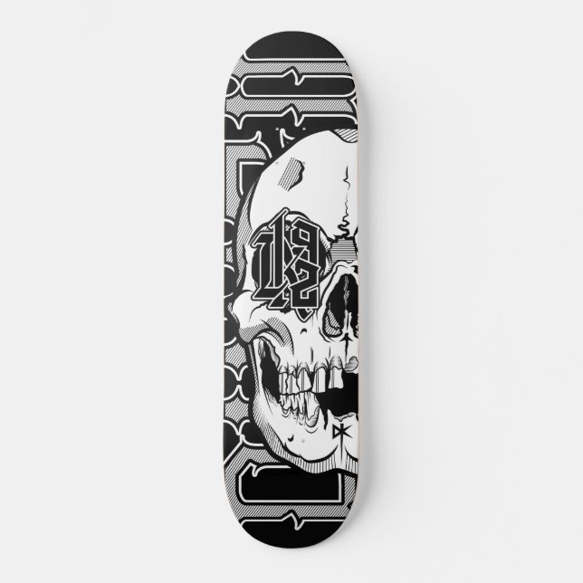 DK92 Crânio - skateboard (Frente)