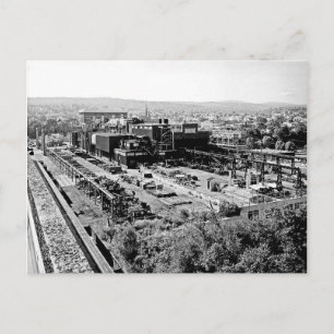 DL & W RR Foundry Scranton Pa. Cartão Postal