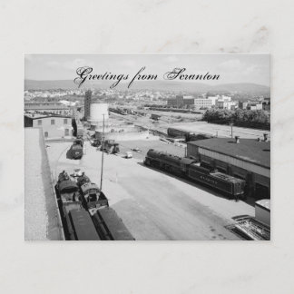 DL & W RR Scranton Pa. Cartão Postal