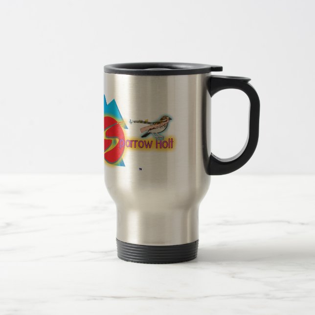 Do "a caneca de viagem oficial de Holt pardal"! (Direita)