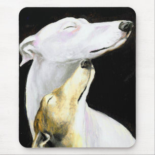 Do "arte Mousepad do cão do amor galgo"