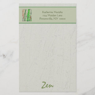 Do "artigos de papelaria do bambu zen"