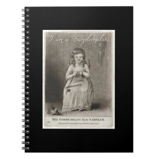 ~ do caderno espiral de Samplermakers de