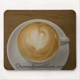 Do café com amor Mousepad