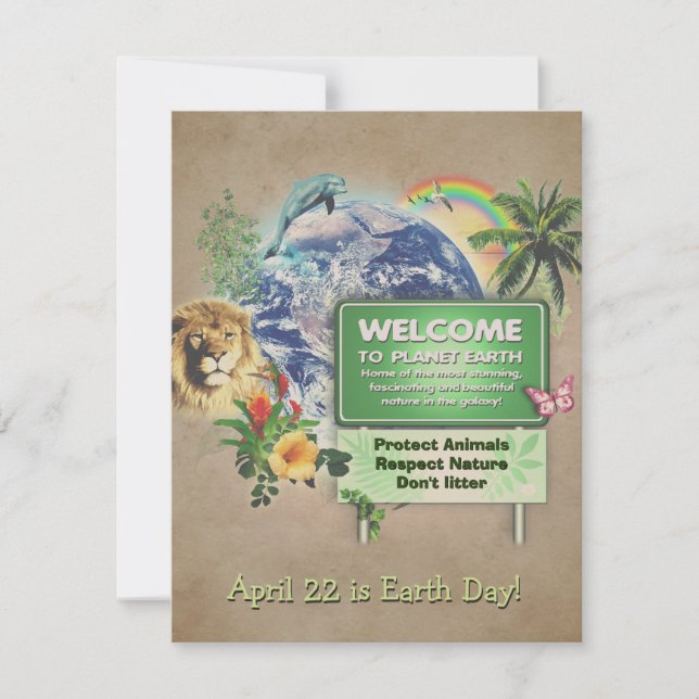 🌱 do Dia da Terra (Frente)