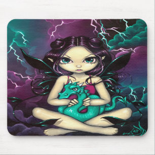 Do "dragão" Mousepad da tempestade animal de