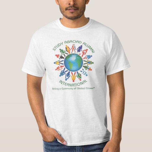 Do estudo t-shirt do International dos alunos no (Frente)