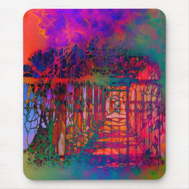 Do "fantasia ideal Mousepad jardim" (Frente)