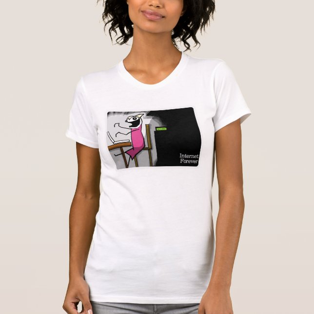 Do Internet t-shirt para sempre (Frente)