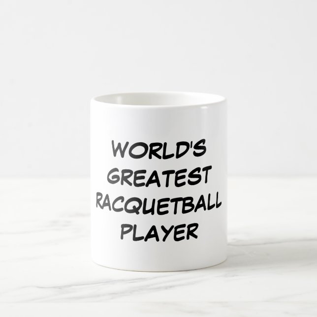 Do "jogador do Racquetball mundo caneca do grande" (Centro)