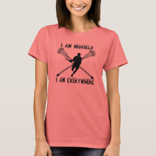 Do Lacrosse do Midfield t-shirt em toda parte