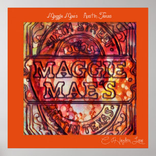 Do lance impressão de Austin Maggie Mae para trá