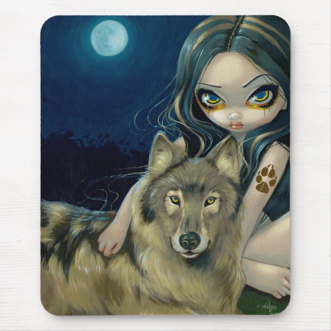 Do "lua" Mousepad lobo (Frente)