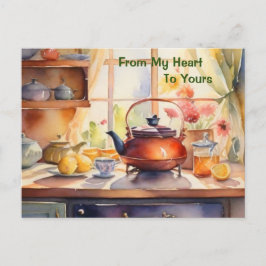 Do Meu Coração Belo Cartão de Férias Domésticas