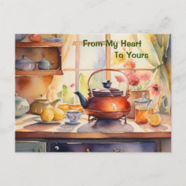 Do Meu Coração Belo Cartão de Férias Domésticas