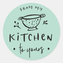 Do meu Kitchen para o seu Adesivo Etiqueta II