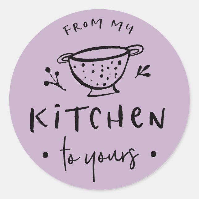 Do meu Kitchen para o seu rótulo adesivo II (Frente)