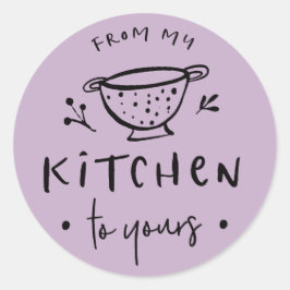 Do meu Kitchen para o seu rótulo adesivo II