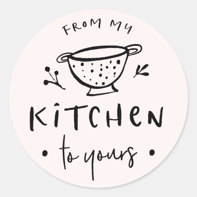Do meu Kitchen para o seu rótulo adesivo II (Frente)