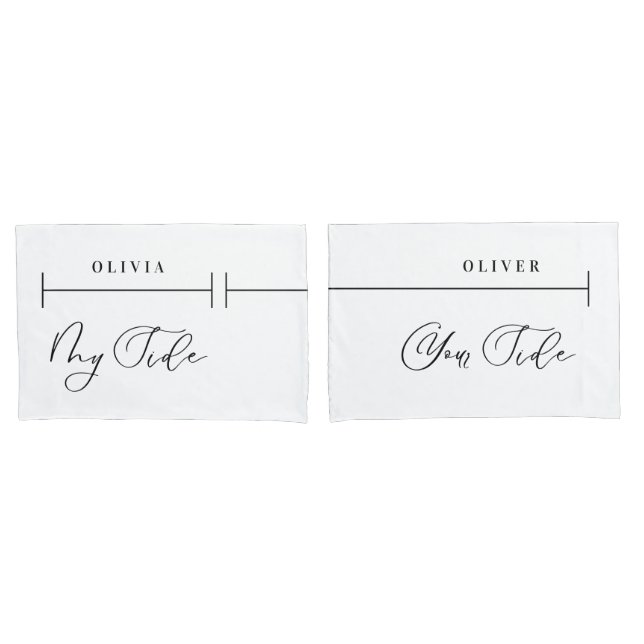 Do meu lado, o seu guião elegante personalizado (Frente - conjunto)