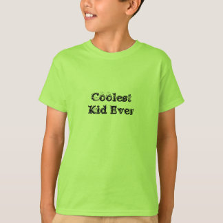 Do miúdo o t-shirt o mais fresco nunca