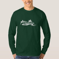 do norte do estado camisa longa da luva do trenó