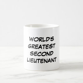 Do "O grande segundo tenente" caneca mundo