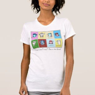 Do "O t-shirt cabido das mulheres do amante chá",