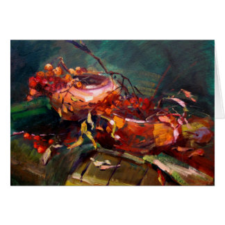 Do outono cartão da vida ainda