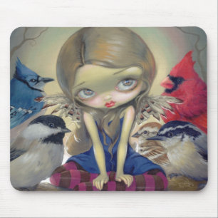 Do "pássaros" Mousepad quintal