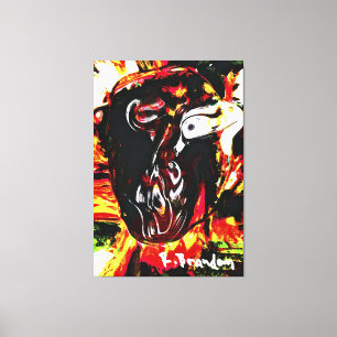 Do "pintura das canvas da galeria do líder tribo"