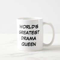 Do "rainha do drama mundo caneca da grande"