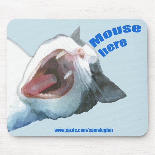 Do rato azul de Mousepad aqui (Frente)
