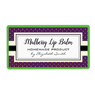 Do sabor roxo da fruta do Mulberry etiqueta