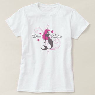 Do "sereia do rosa da diva mergulho" (o t-shirt