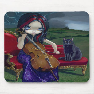 Do "tempestade" Mousepad violoncelo