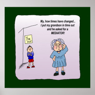 Do tempo impressão engraçado do poster do Maw pa