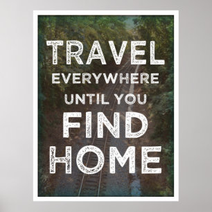 Do viagem poster em toda parte