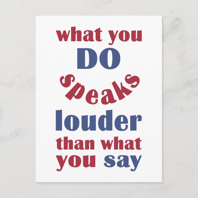 Do vs. Diga cartão postal (Frente)