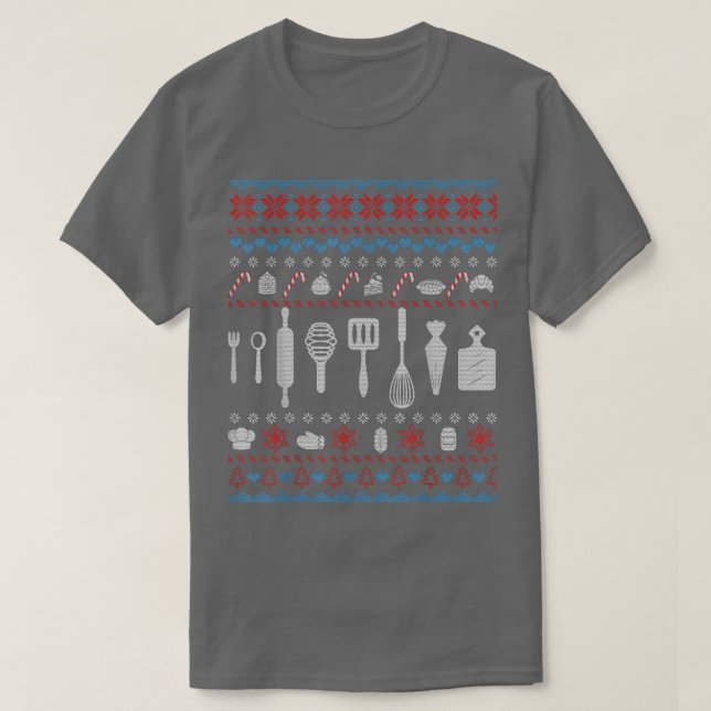 Doações Engraçadas Para O Assar Do Suéter De Natal (Frente do Design)