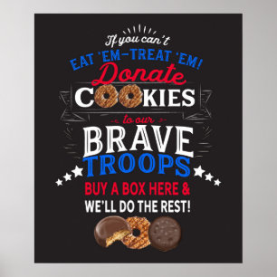 Doar Poster do Cookie Booth às Tropas