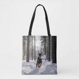 Doberman Pinscher Elegante Tote Bag