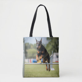 Doberman Pinscher Elegante Tote Bag