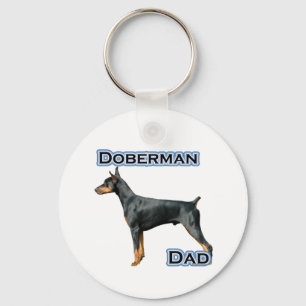 Doberman Pinscher Pai 4 - Chaveiro