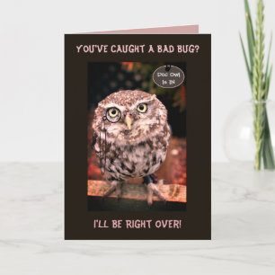 Doc Owl Obter Bem Cartão