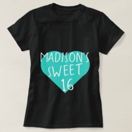 Doce 16 16º aniversário T-Shirt