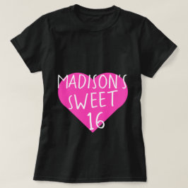 Doce 16 16º aniversário T-Shirt