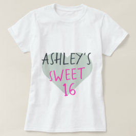 Doce 16 16º aniversário T-Shirt