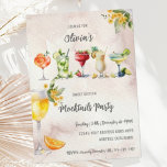Doce 16 Convite de aniversário Mocktail<br><div class="desc">Este convite de uma espécie de rabo-de-cavalo será o começo perfeito para uma memorável e doce festa de dezesseis!</div>